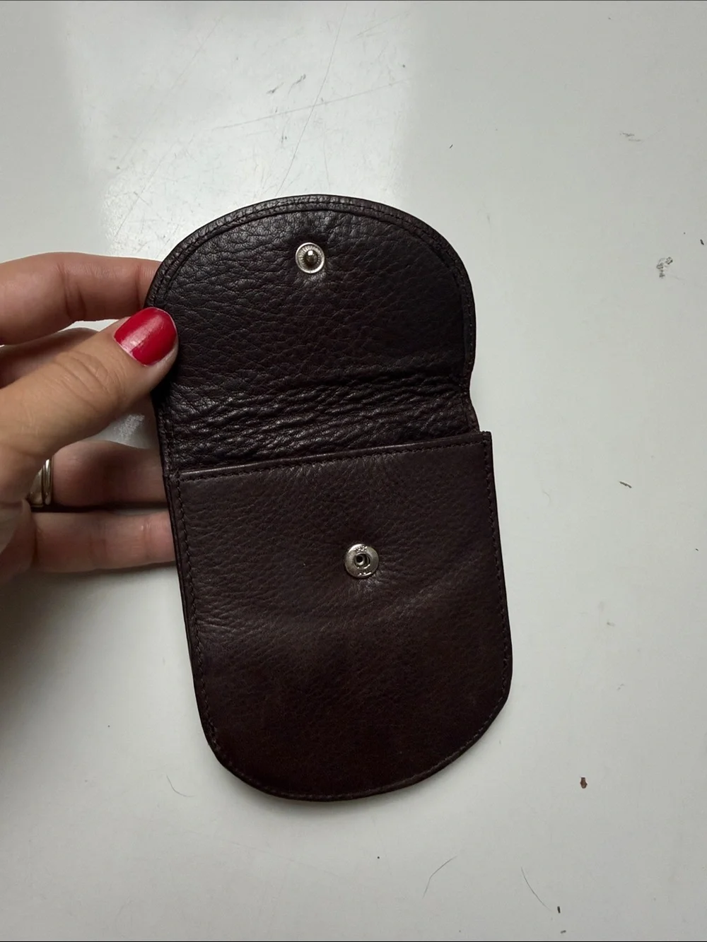 Osgood Marley mens coin bifold wallet